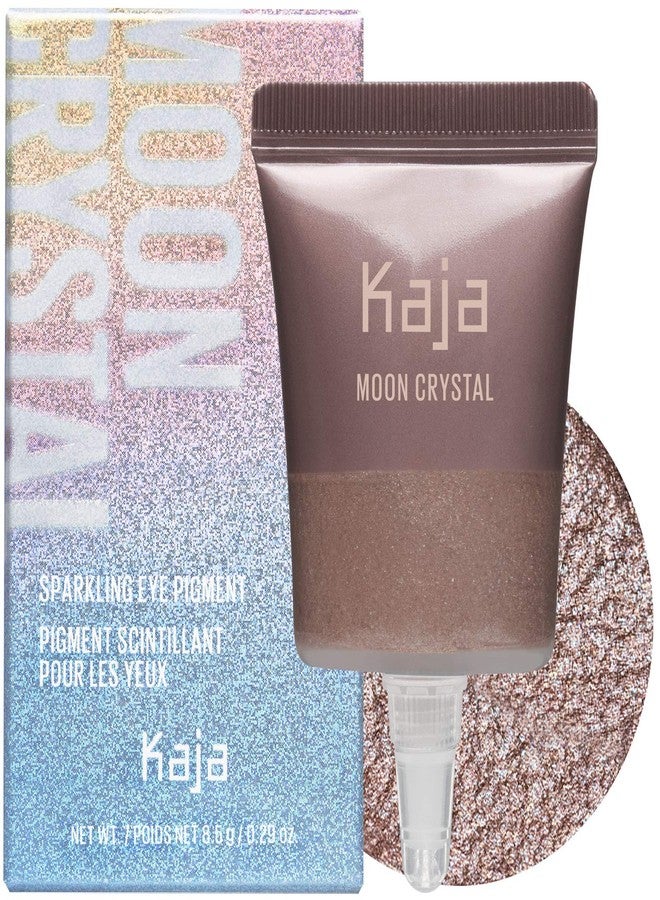 KAJA كاجا آيشادو - كريستال القمر | صبغة عيون متلألئة، لمسة بني توبي لامعة، عالية الصبغة، جليتر، 03 عين النمر، 0.29 أونصة - Image 1