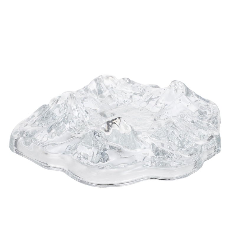 White Glass Windproof Cigar Ashtray For Indoor Outdoor Desktop Smoking Accessory - Image 2