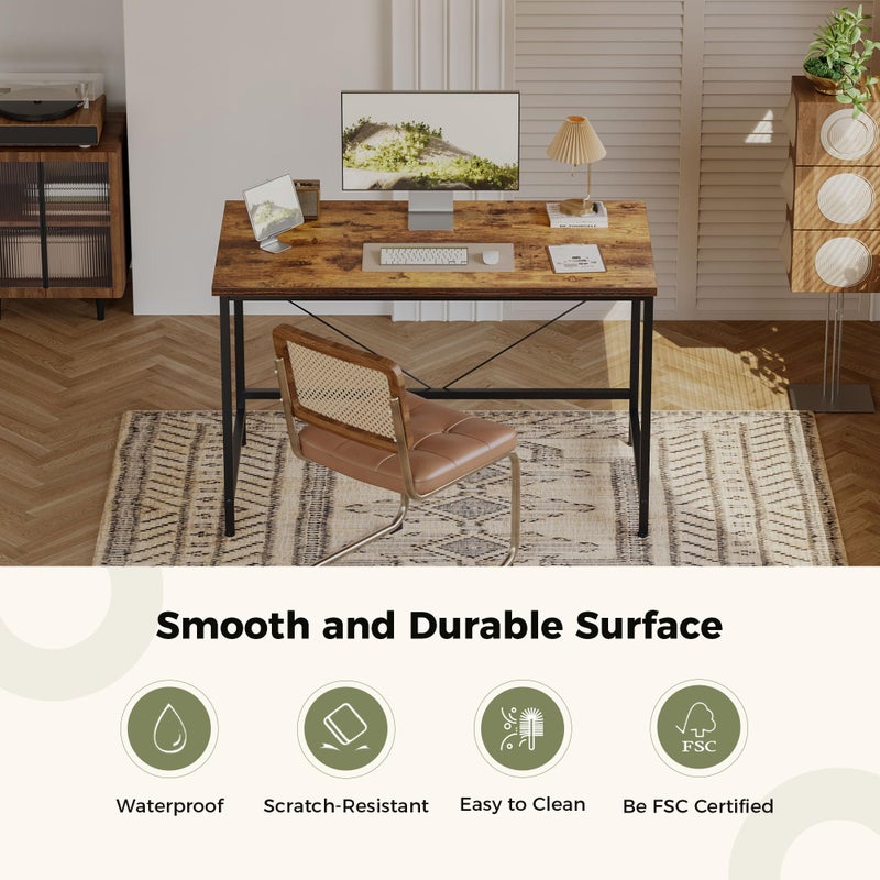 Mericonia Computer Desk, Gaming Desk for Small Spaces, Modern Simple Style Table for Home Office, Study Student Writing Table - Image 3