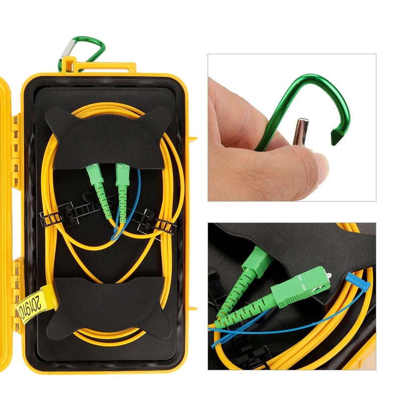 OTDR Launch Cable Box SM Sc APC-Sc APC 2km Dead Zone Eliminator Optical Fiber Ring - Image 4