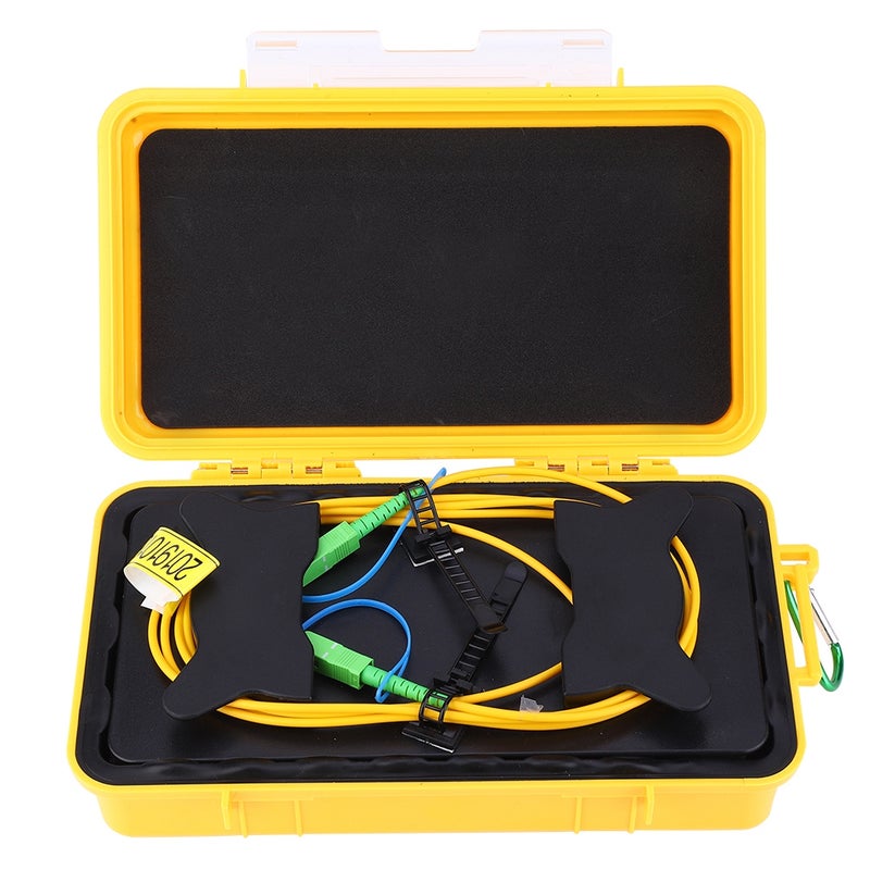OTDR Launch Cable Box SM Sc APC-Sc APC 2km Dead Zone Eliminator Optical Fiber Ring - Image 1