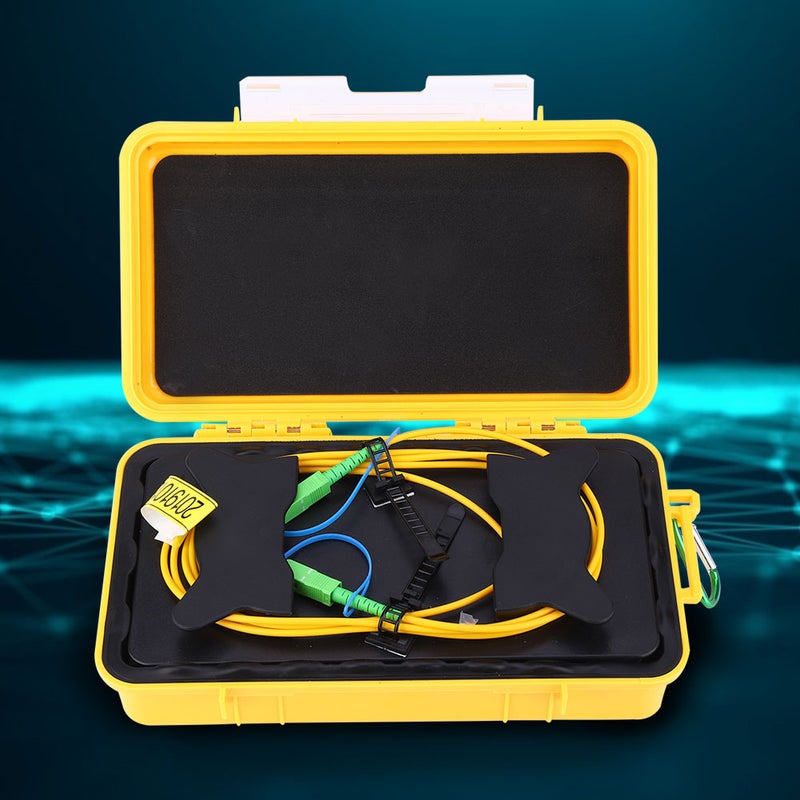 OTDR Launch Cable Box SM Sc APC-Sc APC 2km Dead Zone Eliminator Optical Fiber Ring - Image 5