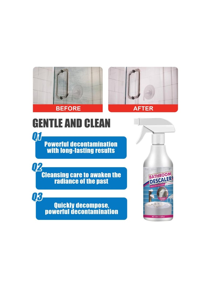 Generic - Civilvivid Stubborn Stains Cleaner, Multipurpose Bathroom Foam Cleane, All Purpose Bubble Cleaner, Powerful Descaling Cleaning Agent for Bathtub Toilet Bath Sink Glass Ceramic (5) - Image 1