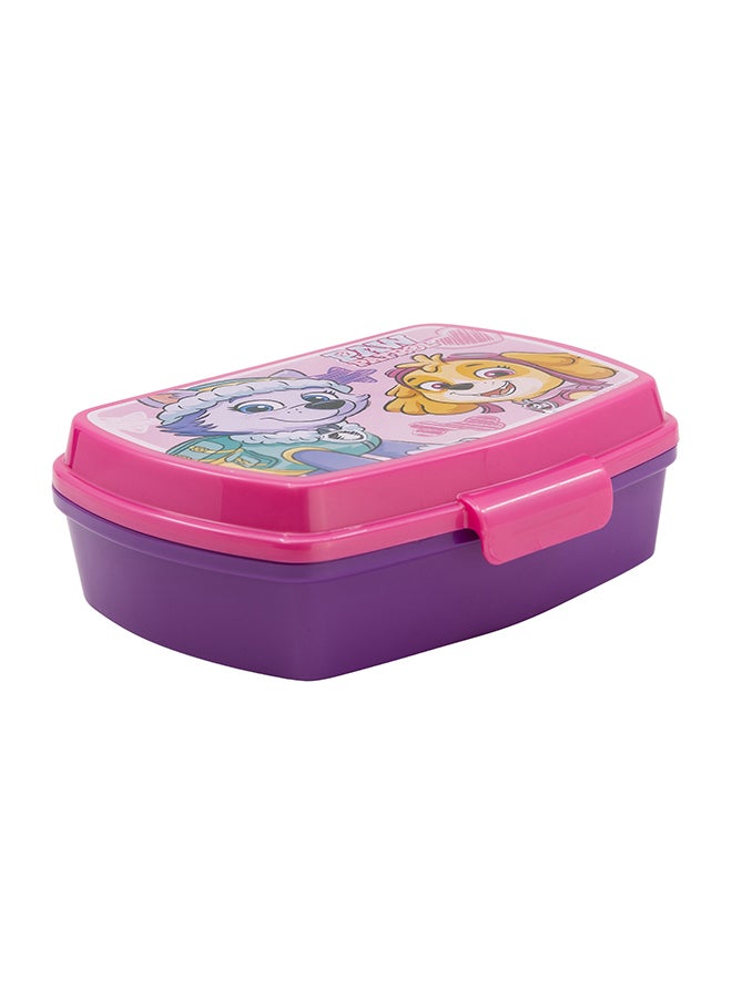 STOR Paw Patrol Girls sketch Kids Lunch Box Sandwich box with Easy Lock Mechanism - Image 1