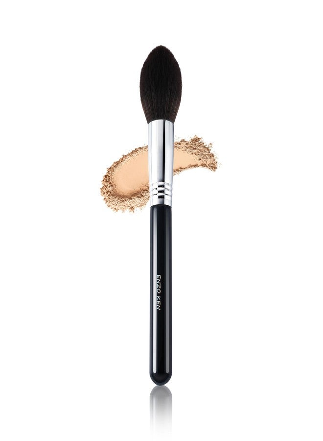ENZO KEN Powder Brush, Highlighting Brush, Contour Brushes, Face Blending Brush, Fluffy Blush Brush for Cheeks, Nose Highlighter Brush. (908B) - Image 1