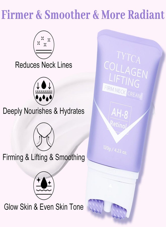 TYTCA Newly Upgraded AH-8 Firming Neck Cream With Hexapeptide & Collagen for Face and Body - Reduces Wrinkles, Anti-Wrinkle, Lifts & Tightens, Maintains Skin Elasticity, Hydrates & Enhances Skin Glow - Image 2