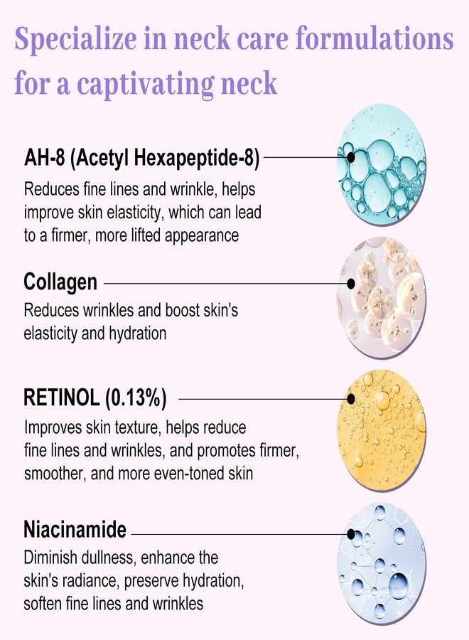 TYTCA Newly Upgraded AH-8 Firming Neck Cream With Hexapeptide & Collagen for Face and Body - Reduces Wrinkles, Anti-Wrinkle, Lifts & Tightens, Maintains Skin Elasticity, Hydrates & Enhances Skin Glow - Image 4
