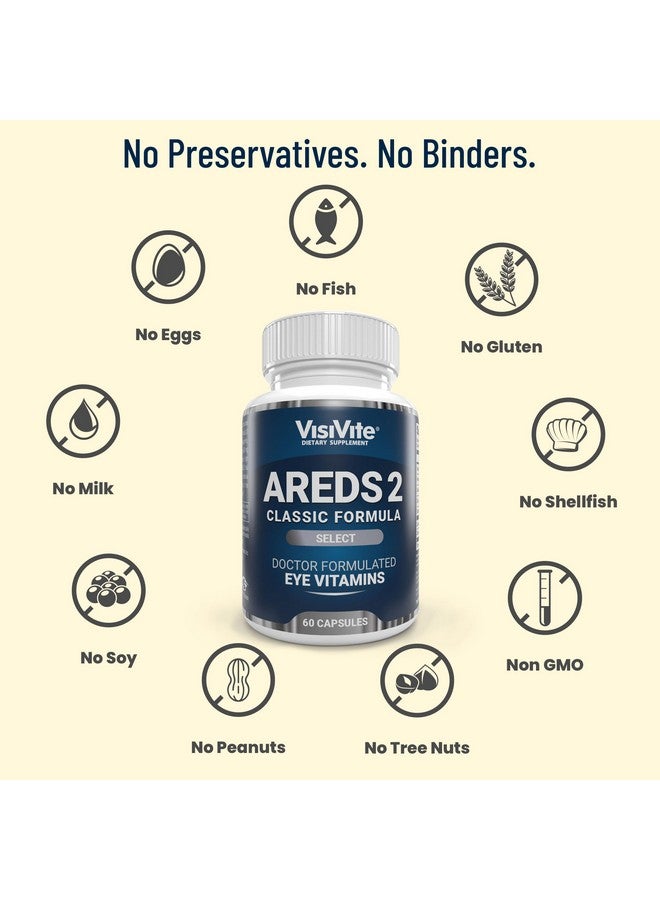 VisiVite AREDS 2 Select Eye Vitamins for Macular Support - Vitamins for Eyes with Zeaxanthin Plus Lutein Macular Supplement - Premium Macular Health Formula - Eye Supplements - 60 Capsules - (Pack of 3) - Image 5
