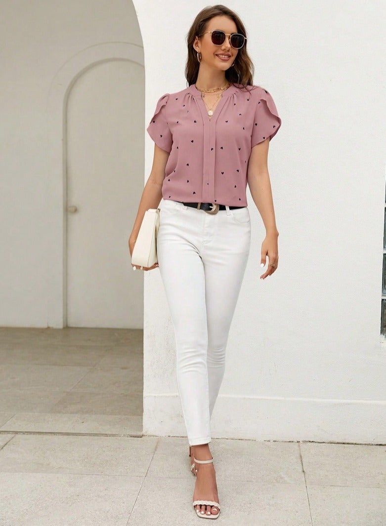 Shougu V-neck Shirt Temperament Women's Top  - Image 2