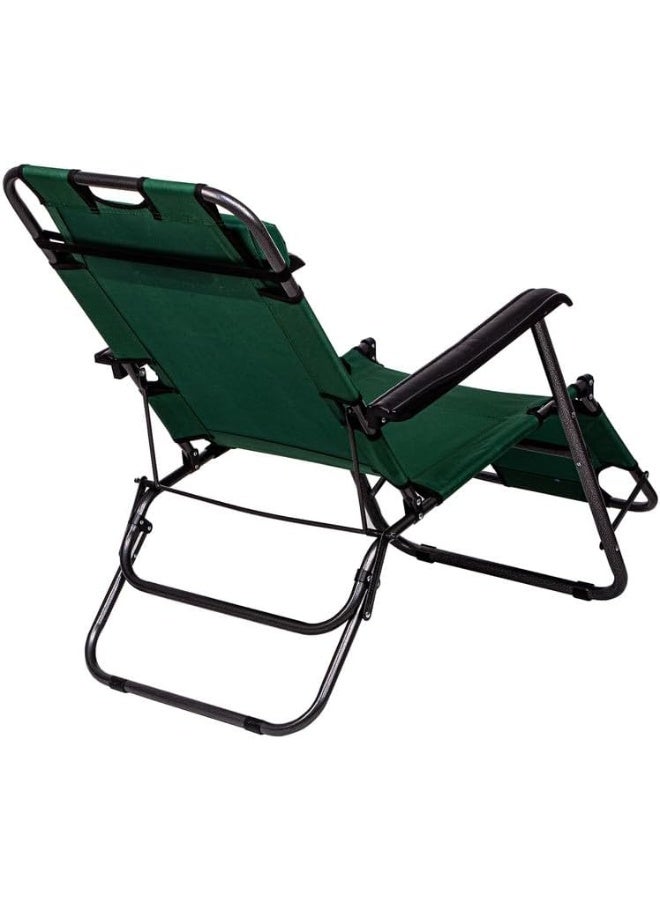 HTE 2 Pieces Foldable Garden Camping Outdoor Chairs  - Image 2