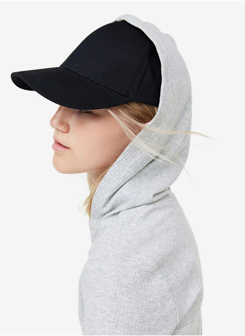 H&M Kids Ribbed Zip-Through Hoodie