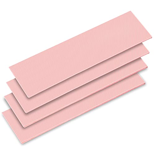 JOYJOM 4 Pack 120x20mm 15W Thermal Pads GPU 1mm 1.5mm NVME CPU SSD M.2 SSD 2280 SSD Thermal Pad for Laptop Heatsink CPU GPU SSD IC LED Cooler (2X 1mm, 2x1.5mm) - Image 1