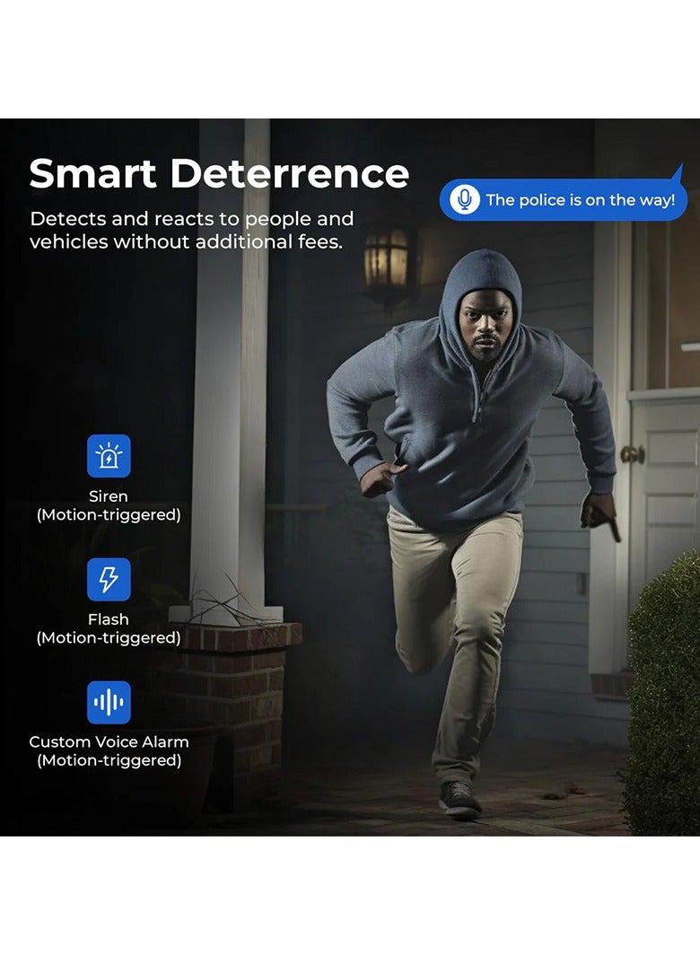 Imilab Smart Security Camera Outdoor Spotlight Plug-in Wi-Fi 3K EC6 - White - Image 5