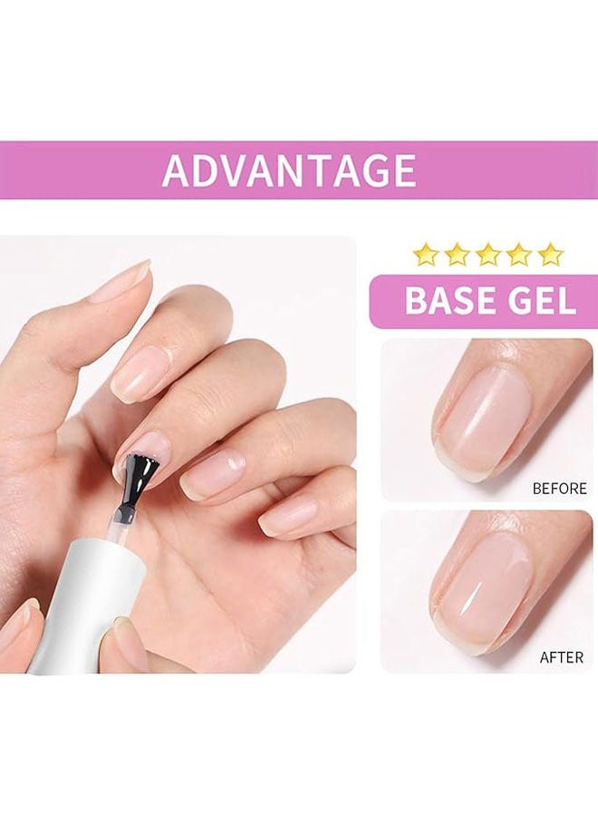 general 6-in-1 Nail Technician Gel Nail Polish Gel Adhesive Bottom Adhesive Seal Set Matte Reinforcement Leveling Glue - Image 3