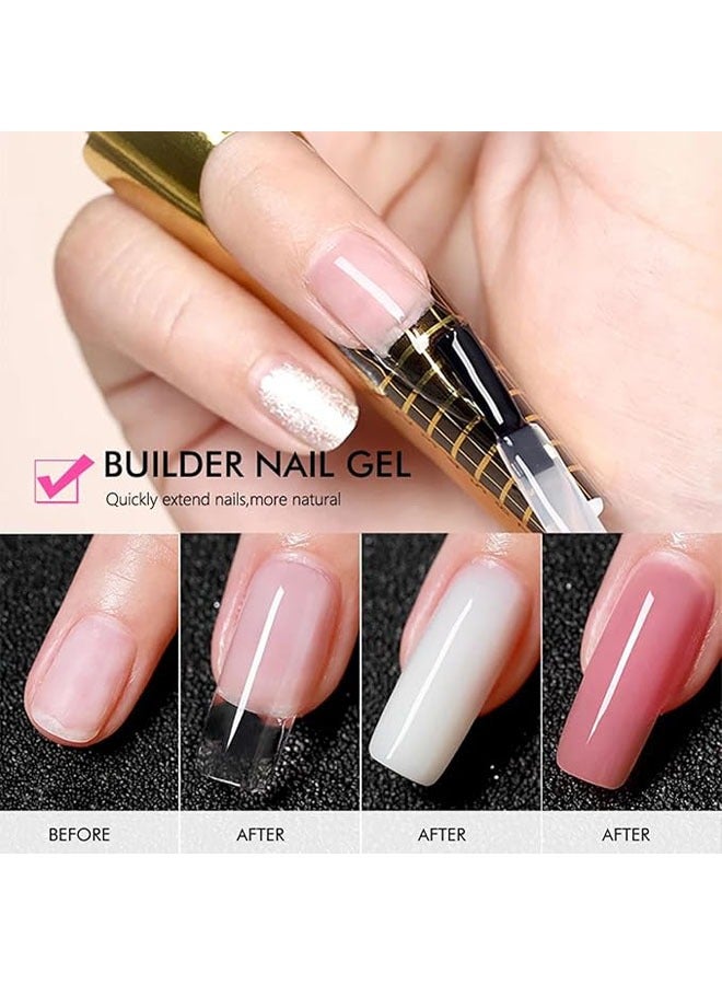 general 6-in-1 Nail Technician Gel Nail Polish Gel Adhesive Bottom Adhesive Seal Set Matte Reinforcement Leveling Glue - Image 4