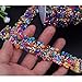 EORTA EORTA Crystal Rhinestone Trim Hotfix Ribbon Colorful Artificial Gem Stone Beaded Iron On Applique Chain Embellishment  - Image 2