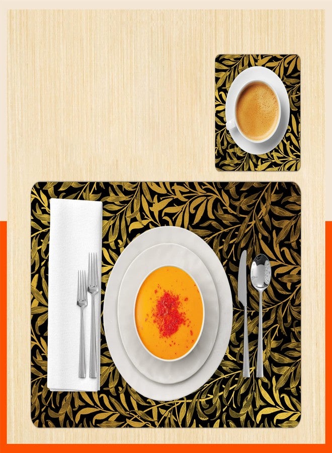 Bathla مفارش طاولة باثلا - مجموعة من 6 قطع - 45 سم × 30 سم، مصنوعة من مادة PVC، تُستخدم كمفارش وأكواب لطاولة الطعام المنزلية | متعددة الاستخدامات، مقاومة للحرارة، مقاومة للماء، وقابلة للغسل | ماتوركس (كويل) - Image 2