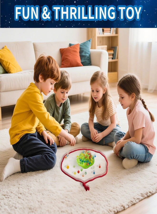 AOFEGRLT UFO Marble Balance Game, 60 Colorful Marbles Toy for Kids Family Stacking Challenge, Party Game with Storage Case for Children Over 96 Months - Image 3