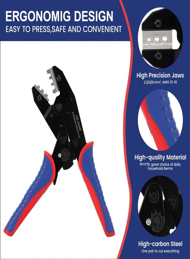 Measureman Solar Crimping Tool Kit, 16 Pieces with Crimper, 13 Pairs Connectors, 2 Pairs Spanner Wrench - Image 5