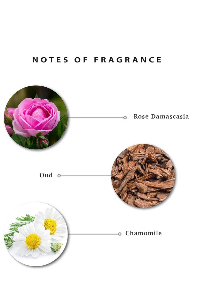 Enchanteur rose oud amour eau de toilette, perfume for women, long lasting fragrance, 100ml - Image 3