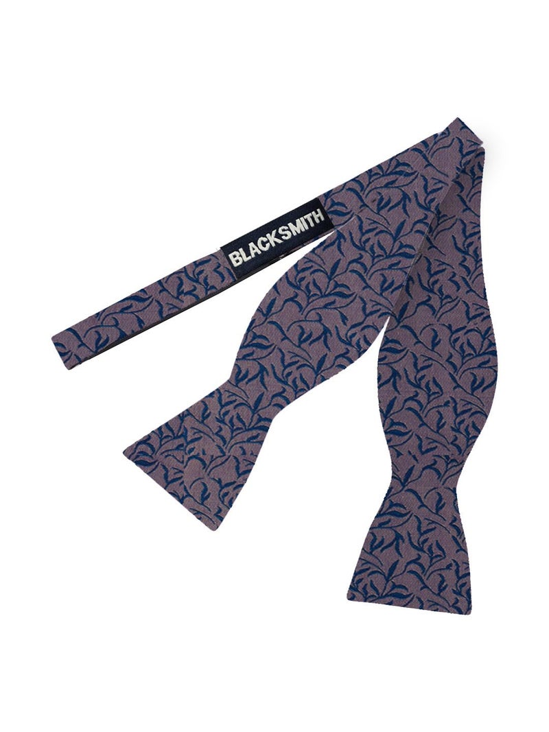 Blacksmith Black Self Tie Bowtie for Men - Image 1