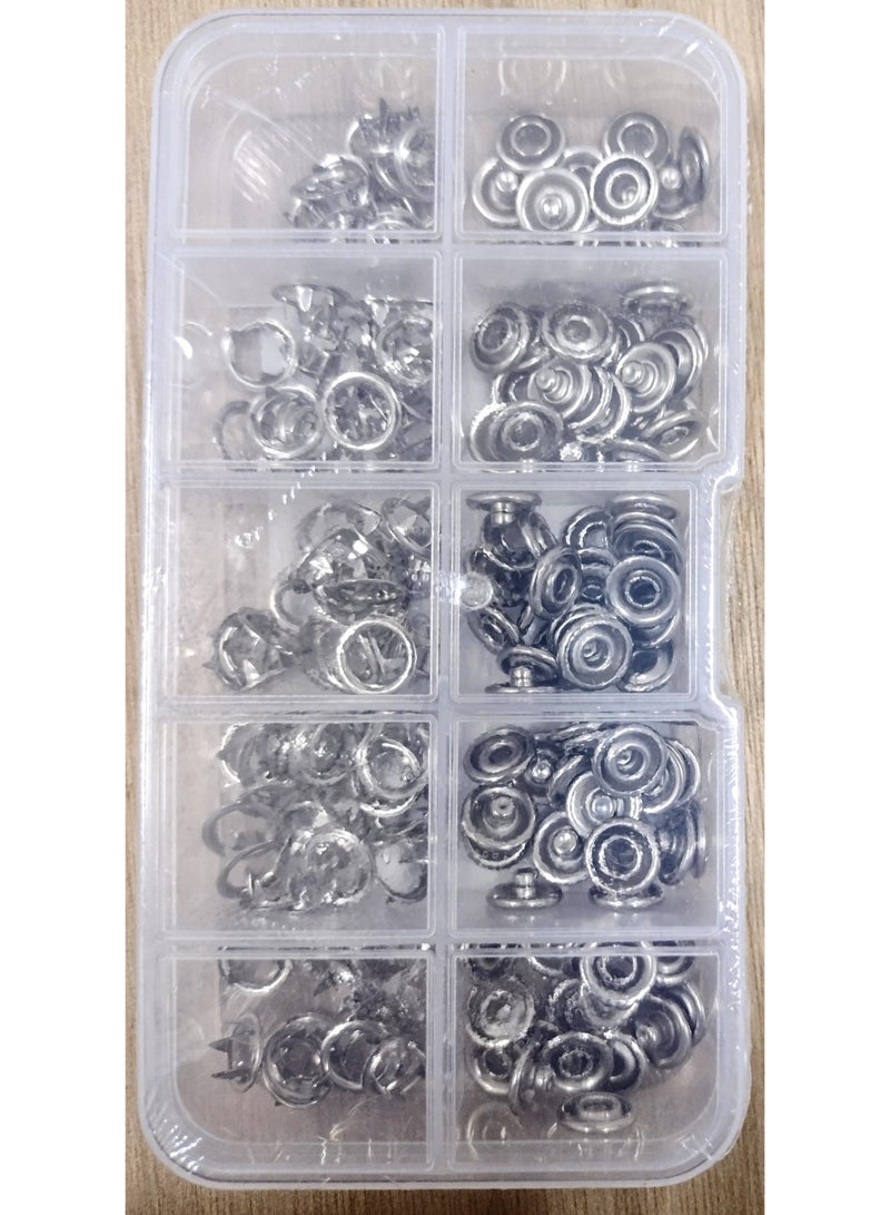 100 Snap Button by Plier, for Clothing, Papers, and Leather - Image 1