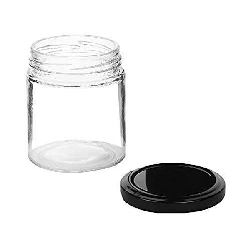 Dcloud Hub Glass Small Containers Set Of 12 Airtight Masala And Spices Dry Fruits Storage Jars For Refrigerator Round Shape Bottle For Kitchen Storage 200 Ml Multicolor - Image 5