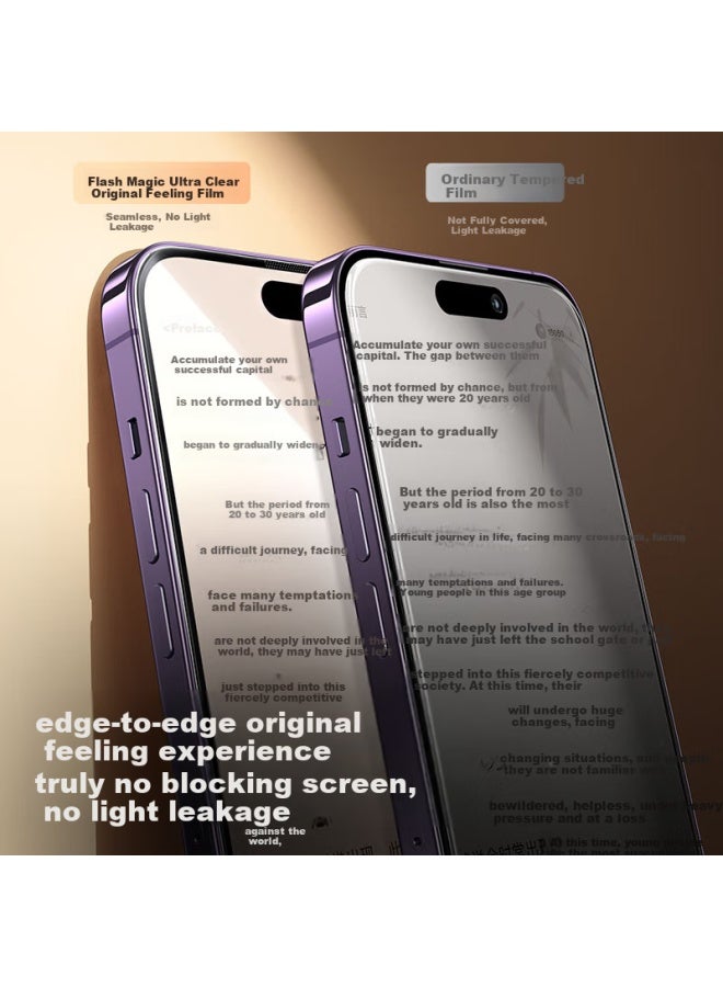 Smartdevil Tempered Glass Screen Protector For Iphone 14 Pro, High Definition Anti-explosion Anti-fingerprint Protective Film, Upgraded Easy Installation Dust-free, 2-pack - Image 2