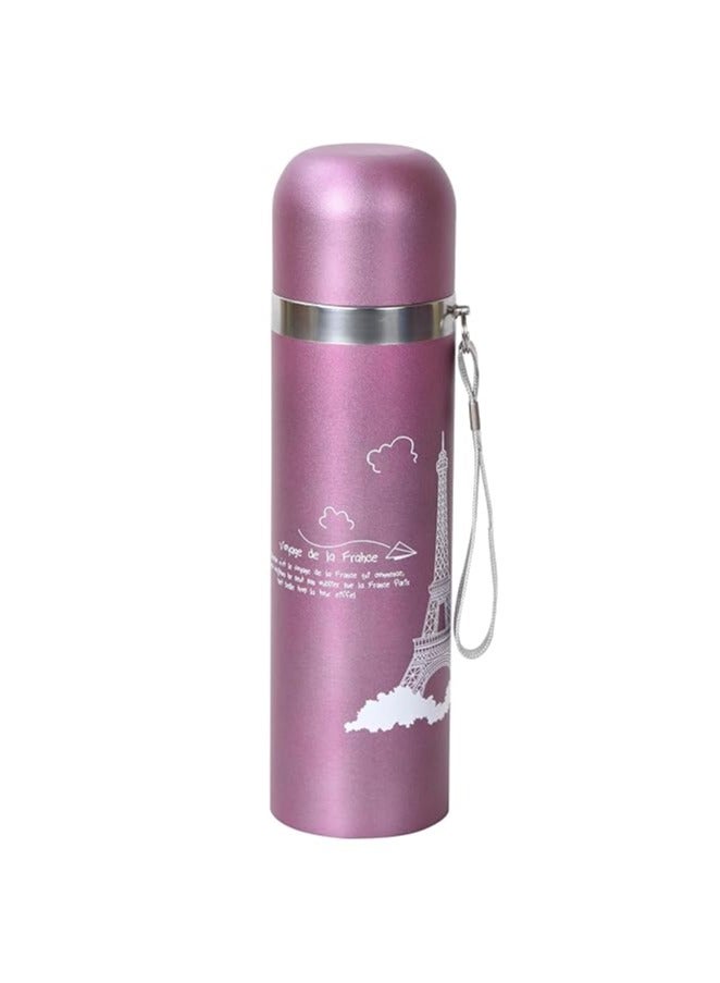SUKILO 500ml Thermosteel Vacuum Insulated Water Bottle – Pink, Leak-Proof & Easy to Carry  - Image 1