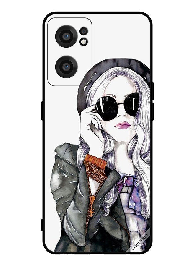 Covernex Protective Case Cover For OnePlus Nord CE 2 5G Glass Stylish Cute Girl - Image 1