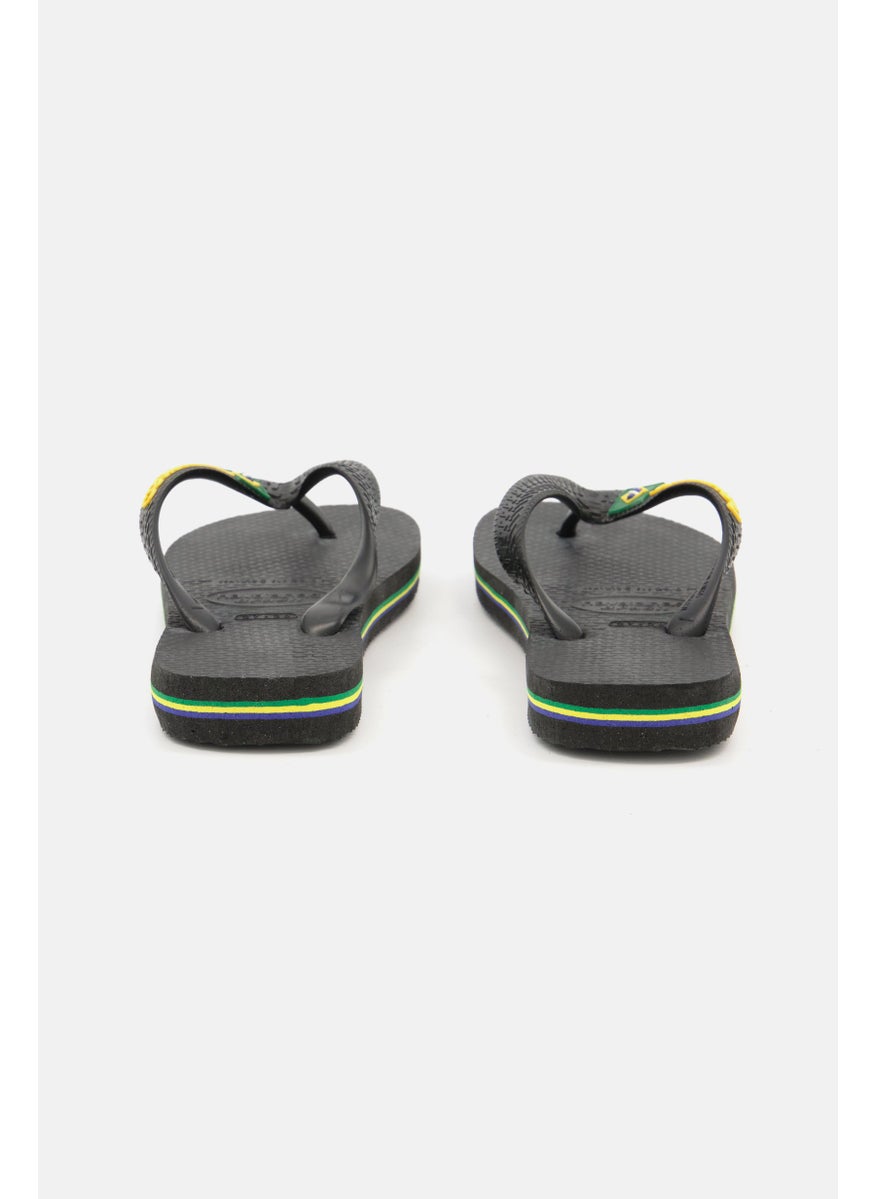havaianas Kids Boy Slip On Casual Sandal, Black  - Image 2
