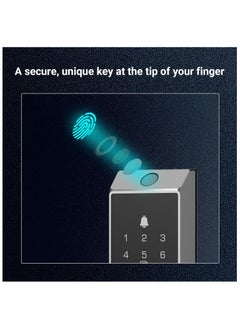EZVIZ EZVIZ DL04 Pro Smart Lock – 5-in-1 Keyless Entry with Fingerprint Access, Bluetooth & Wi-Fi Enabled, Real-Time Notifications, Privacy Mode, and Durable Aluminum Design  - Image 2