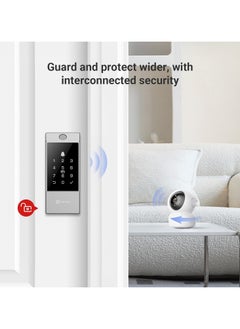 EZVIZ EZVIZ DL04 Pro Smart Lock – 5-in-1 Keyless Entry with Fingerprint Access, Bluetooth & Wi-Fi Enabled, Real-Time Notifications, Privacy Mode, and Durable Aluminum Design  - Image 3