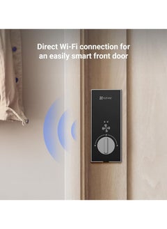 EZVIZ EZVIZ DL04 Pro Smart Lock – 5-in-1 Keyless Entry with Fingerprint Access, Bluetooth & Wi-Fi Enabled, Real-Time Notifications, Privacy Mode, and Durable Aluminum Design  - Image 5