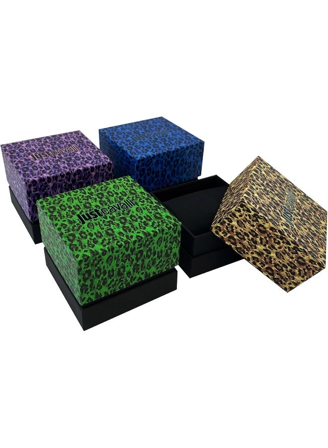 Just Cavalli ساعة JUST CAVALLI للنساء، علبة باللون الفضي، قرص فضي، سوار معدني من الفولاذ المقاوم للصدأ، 2 عقارب، 3 ATM - Image 2