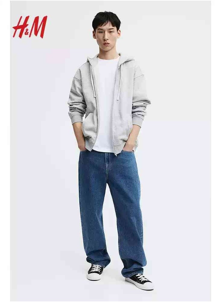 H and M - HM New Casual And Fashionable Loose Printed Hoodie - Image 1