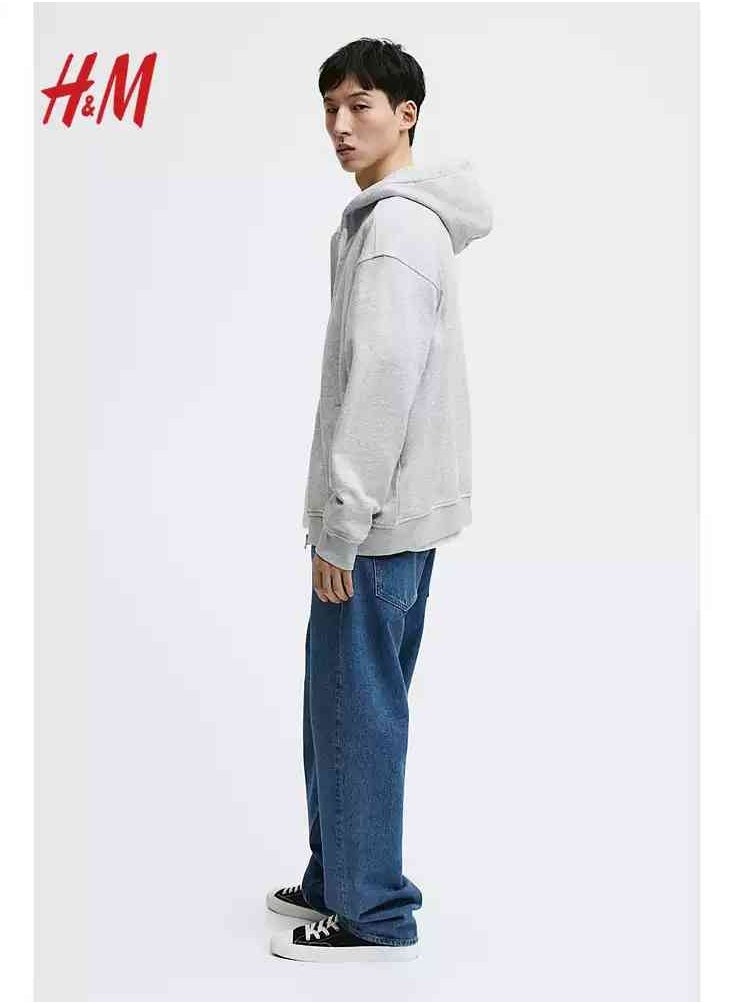 H and M - HM New Casual And Fashionable Loose Printed Hoodie - Image 1