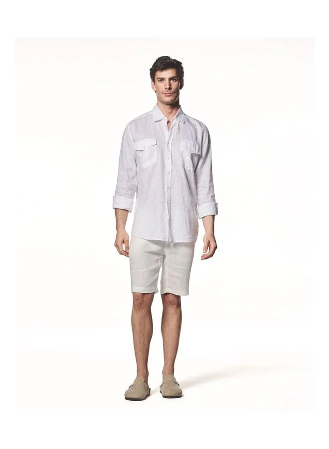 Liwali  100% Linen Double Pocket Shirt. for Men | Best Price UAE