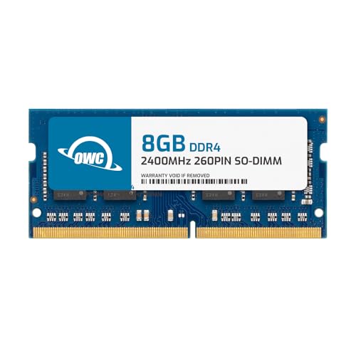 OWC 8GB PC19200 DDR4 2400MHz 260pin SO-DIMM Memory Ram Upgrade Module Compatible with 27 and 21.5 iMac (Mid 2017), and Compatible PCs (OWC2400DDR4S8GB)