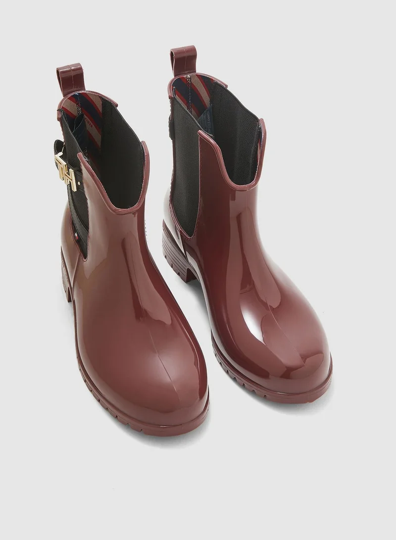 TOMMY HILFIGER Hardware Rubber Boot