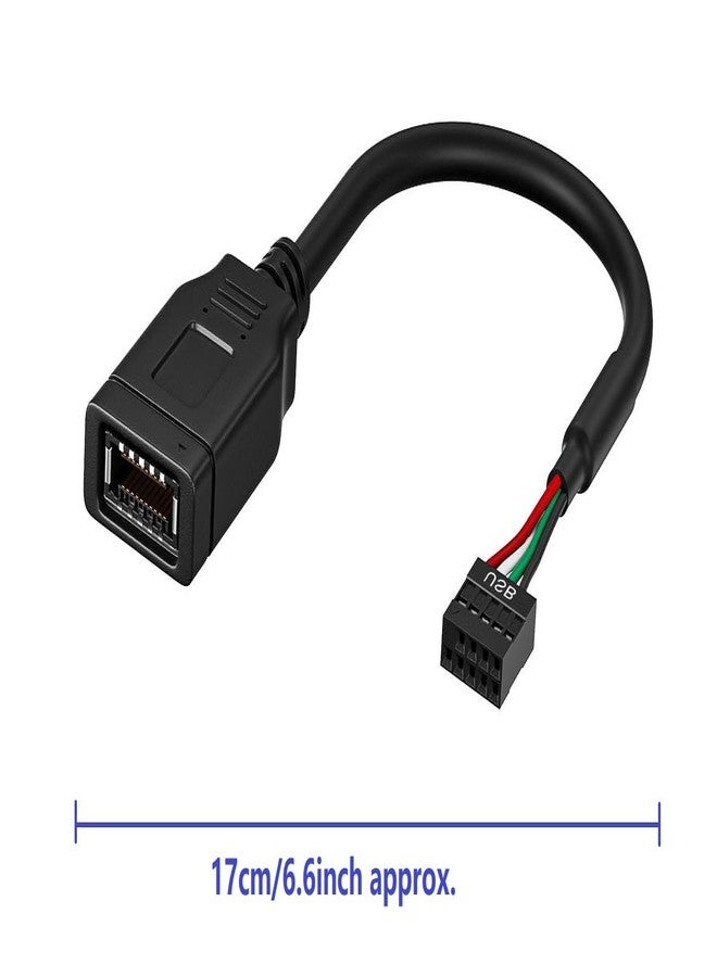 SSSUWP Motherboard USB 2.0 to Type C Front Panel Cable, USB3.2 Gen 1 Header USB-C Front Panel Adapter Cable for New PC Case - Image 5