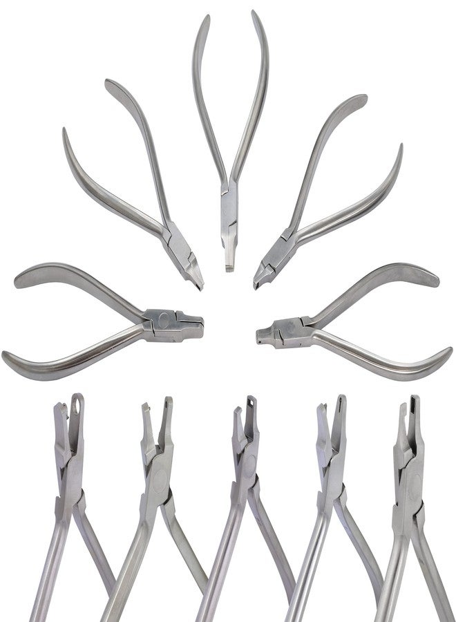 VISION TEK MED Set Of 5 Orthodontic Dental Pliers Thermal Forming Retainer Clear Aligner Braces Plier - Image 1