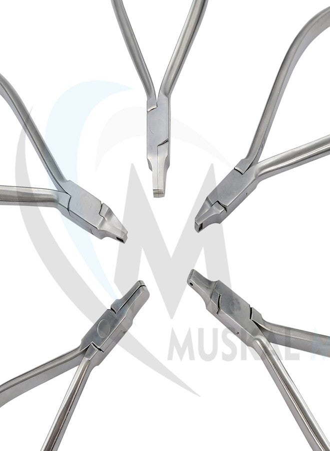 VISION TEK MED Set Of 5 Orthodontic Dental Pliers Thermal Forming Retainer Clear Aligner Braces Plier - Image 5
