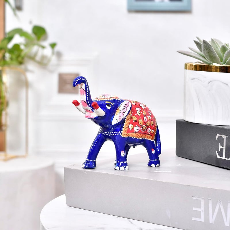 CraftVatika CraftVatika Elephant ShowpieceDecorative Items for Home Home Decor ItemsShowpieces Hall Decoration Items for Living Room Gift Items for Home Decoration Showcase Items Unique Gifts1 Pcs - Image 1