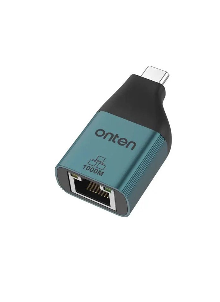 onten Onten OTN-UC101 USB-C Gigabit 10/100/1000M Ethernet Card 