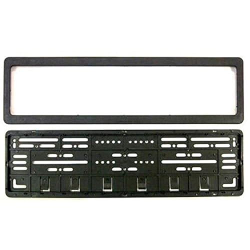 Ramanta ABS Universal CAR Number Plates Frame (Number Plates Holders) Front and Back Compatible for Baleno, (Set of 2) - Image 1