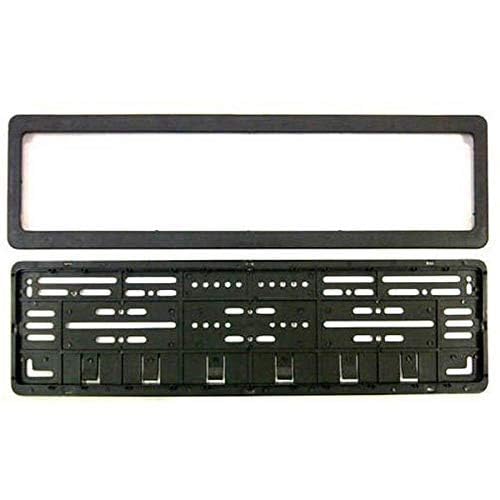 Ramanta ABS Universal CAR Number Plates Frame (Number Plates Holders) Front and Back Compatible for Baleno, (Set of 2) - Image 2