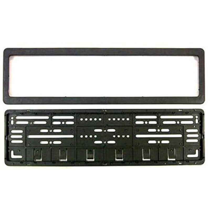 Ramanta ABS Universal CAR Number Plates Frame (Number Plates Holders) Front and Back Compatible for Baleno, (Set of 2) - Image 5