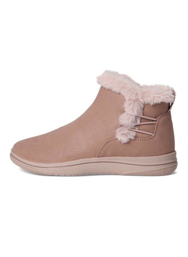 clarks Women's Breeze Fur Ankle Boot, Mauve Combi, 38.5 EU - Image 4