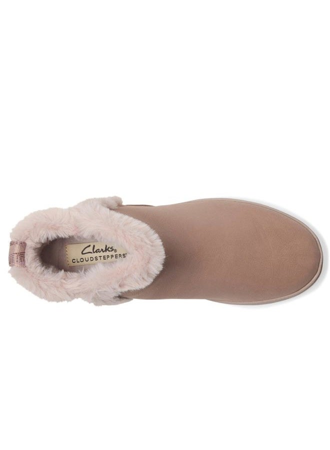 clarks Women's Breeze Fur Ankle Boot, Mauve Combi, 38.5 EU - Image 2